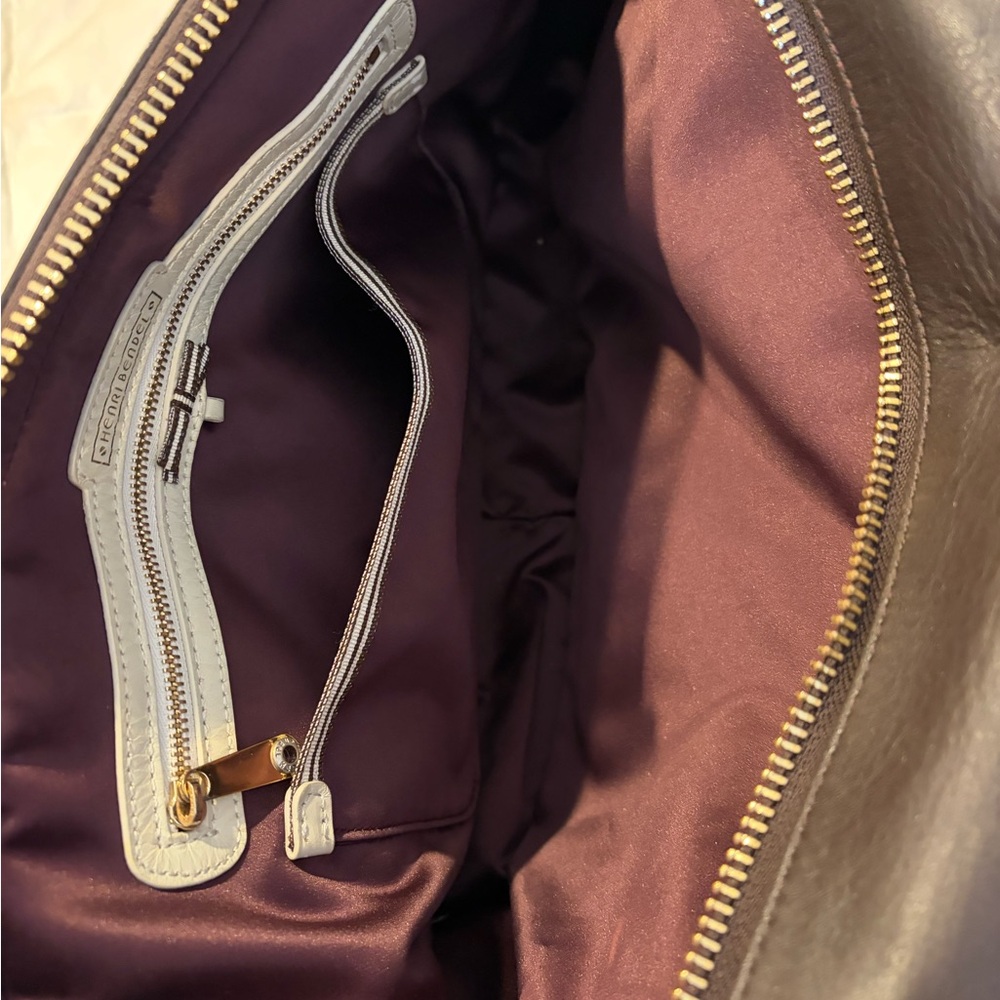 Henri Bendel Brown Leather Satchel - Picture 3 of 5
